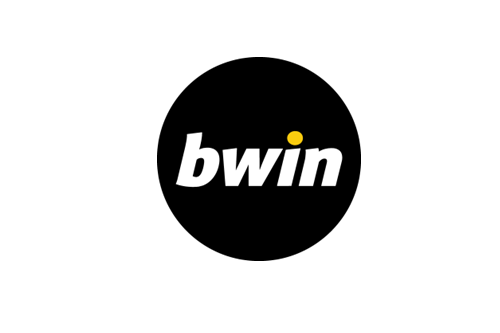Black circular logo with the word “bwin” in white and a small yellow dot.