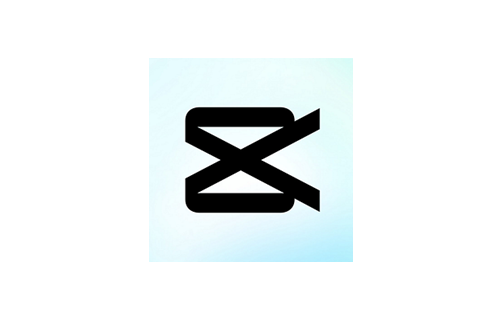 Black crossed ribbon icon centered on a light blue square background.