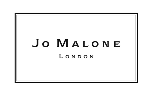 Jo Malone London logo centered inside a thin rectangular border on a white background.