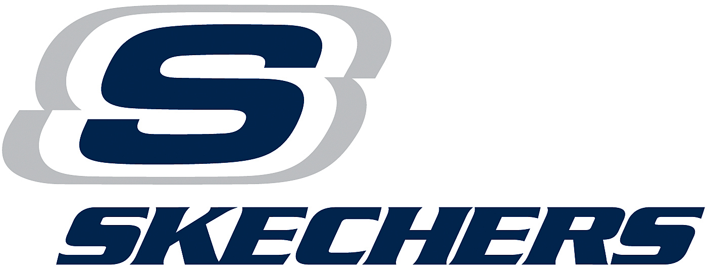 Blue and white “S3” logo above bold “SKETCHERS” text on white background.
